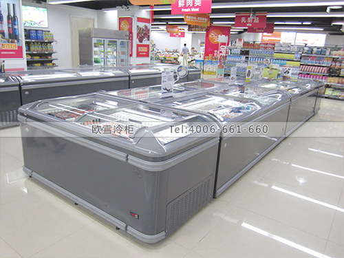 B411上海普陀DIG上海外高橋進口商品直銷中心超市冷柜